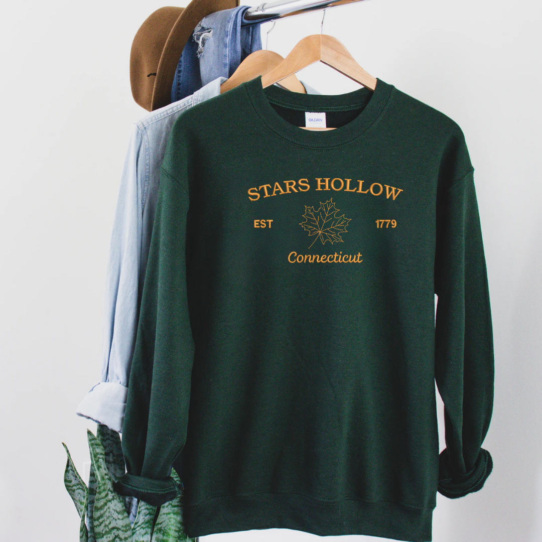 Stars Hollow Embroidered Sweatshirt – Gilmore Girls Edition
