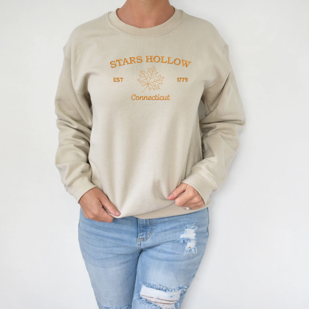 Stars Hollow Embroidered Sweatshirt – Gilmore Girls Edition