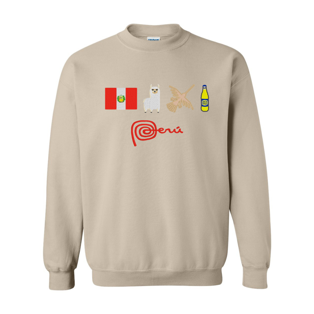 Festive Peru Embroidered Sweatshirt