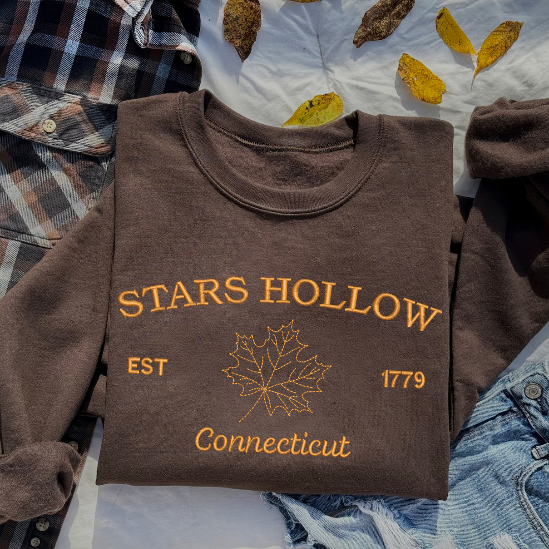 Stars Hollow Embroidered Sweatshirt – Gilmore Girls Edition