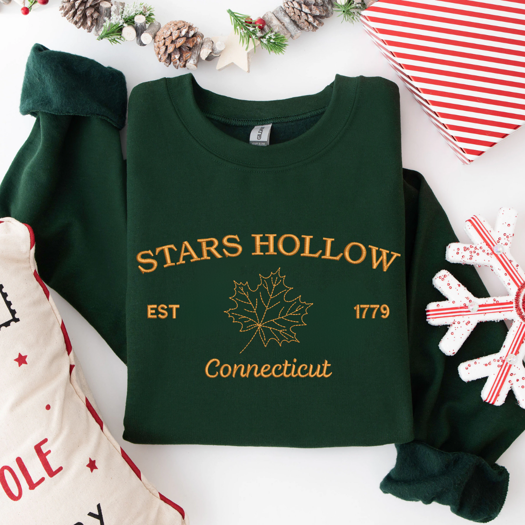 Stars Hollow Embroidered Sweatshirt – Gilmore Girls Edition