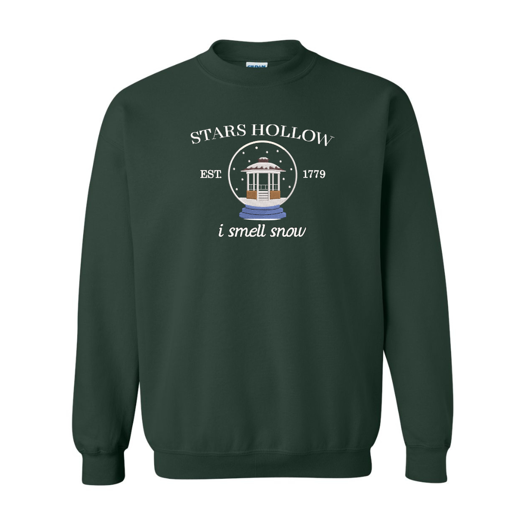 Stars Hollow 'I Smell Snow' Embroidered Sweatshirt