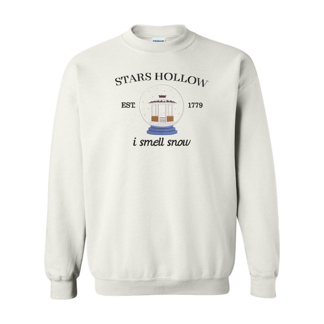 Stars Hollow 'I Smell Snow' Embroidered Sweatshirt