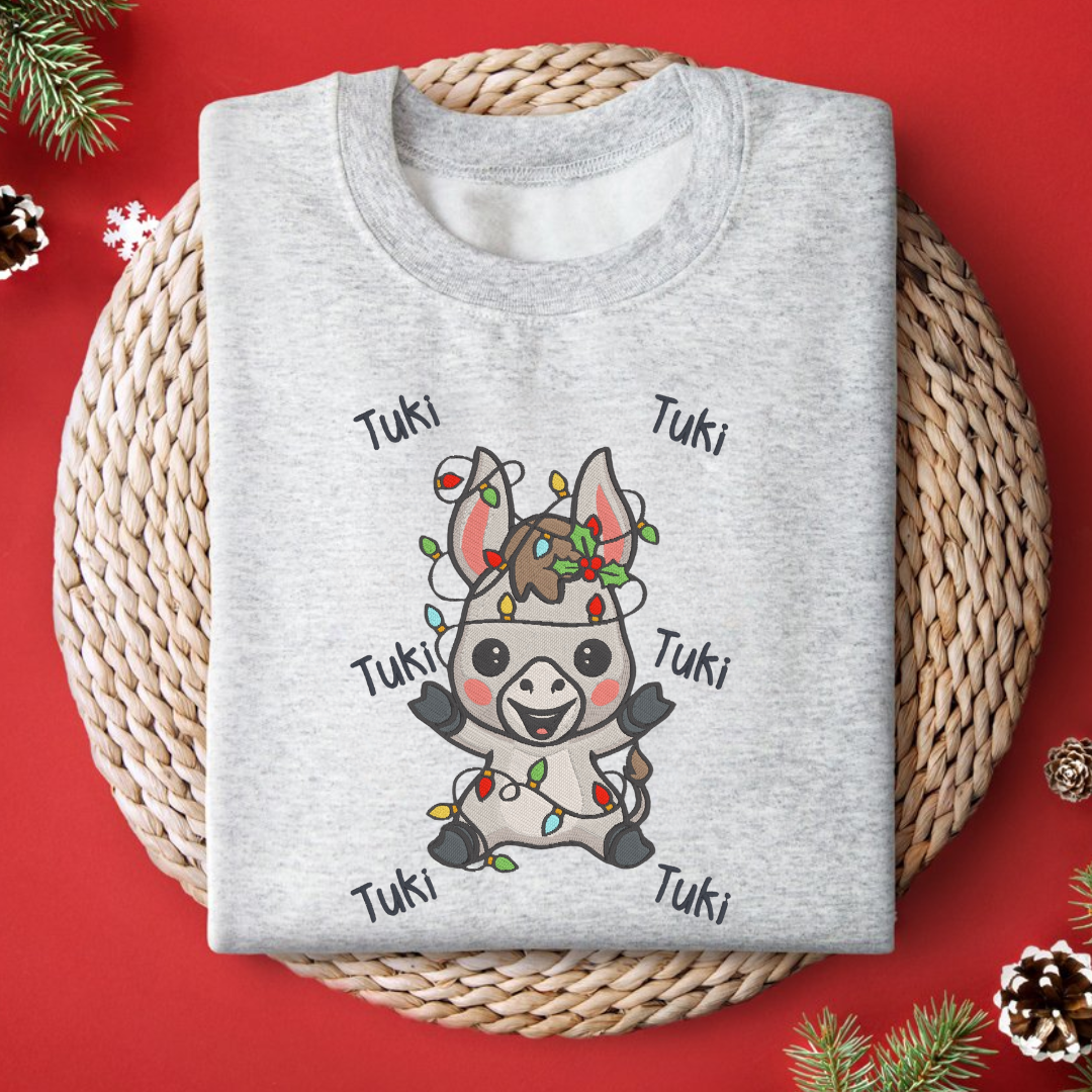 Mi Burrito Sabanero Christmas Embroidered Sweatshirt