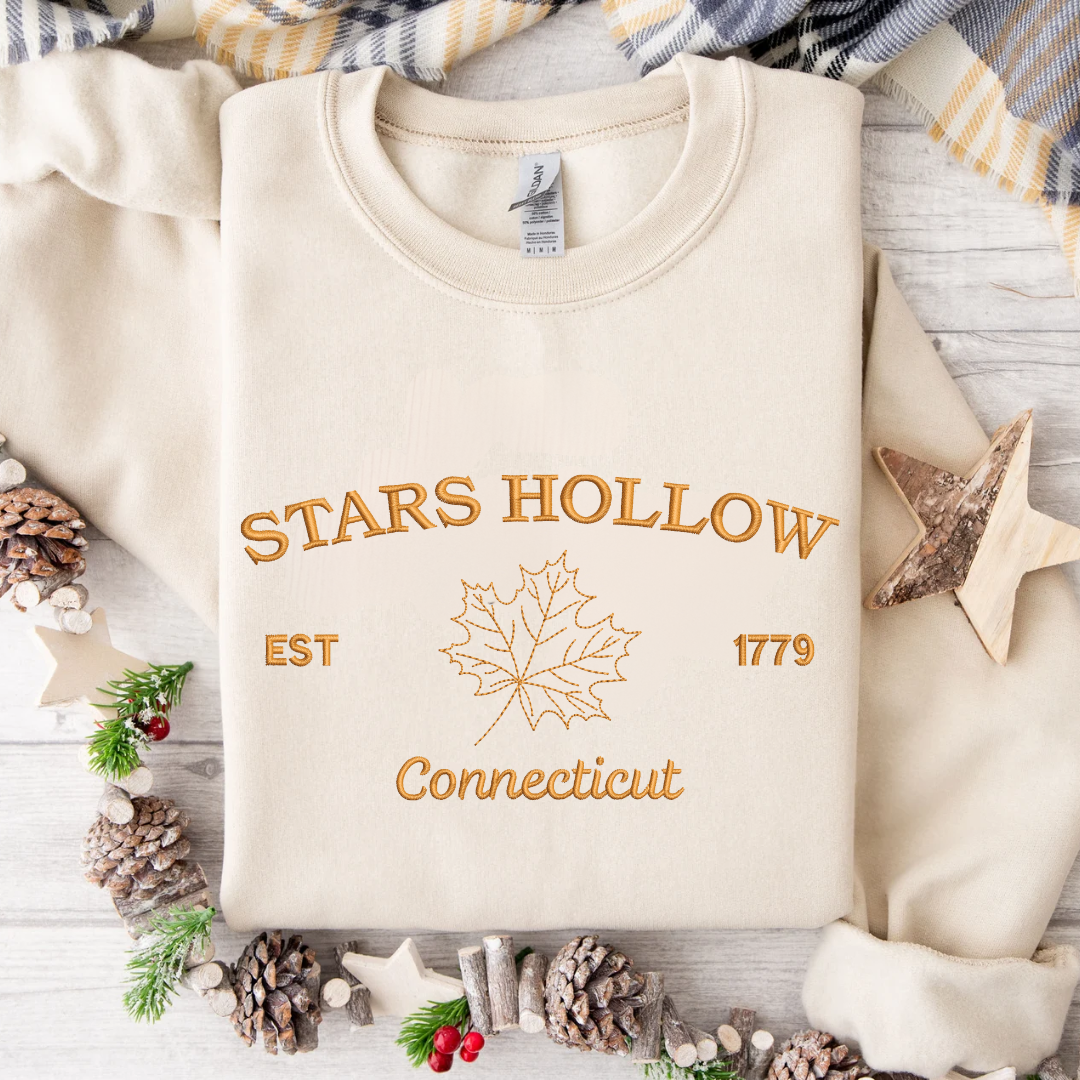 Stars Hollow Embroidered Sweatshirt – Gilmore Girls Edition