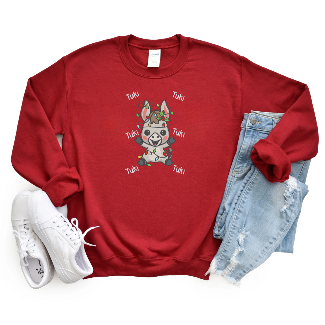 Mi Burrito Sabanero Christmas Embroidered Sweatshirt