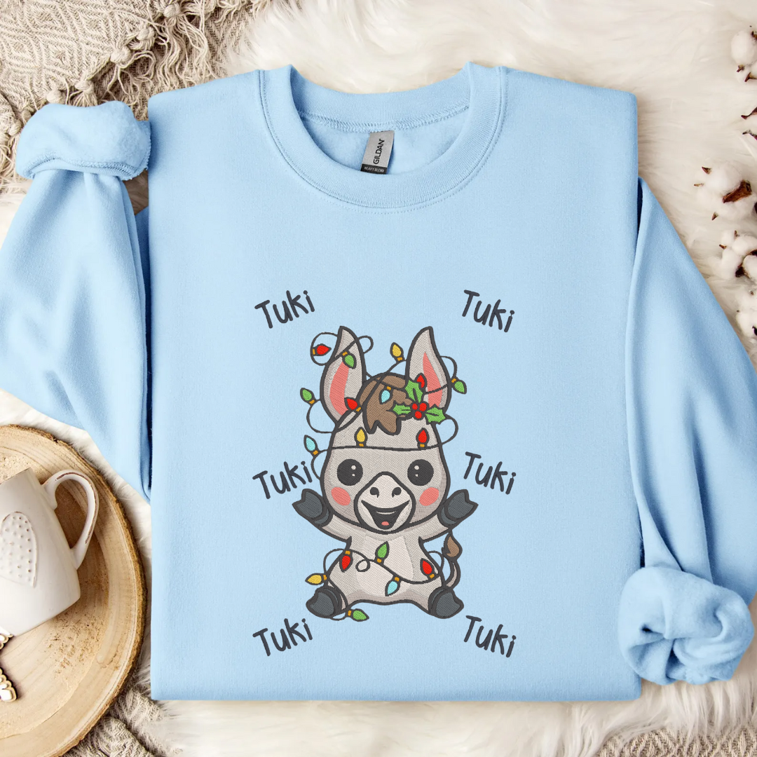 Mi Burrito Sabanero Christmas Embroidered Sweatshirt