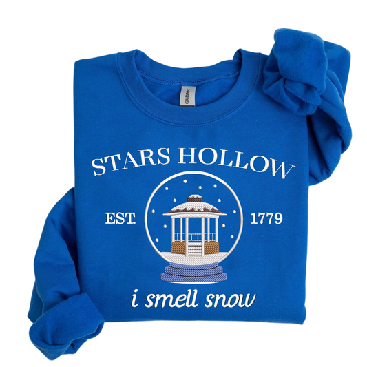 Stars Hollow 'I Smell Snow' Embroidered Sweatshirt