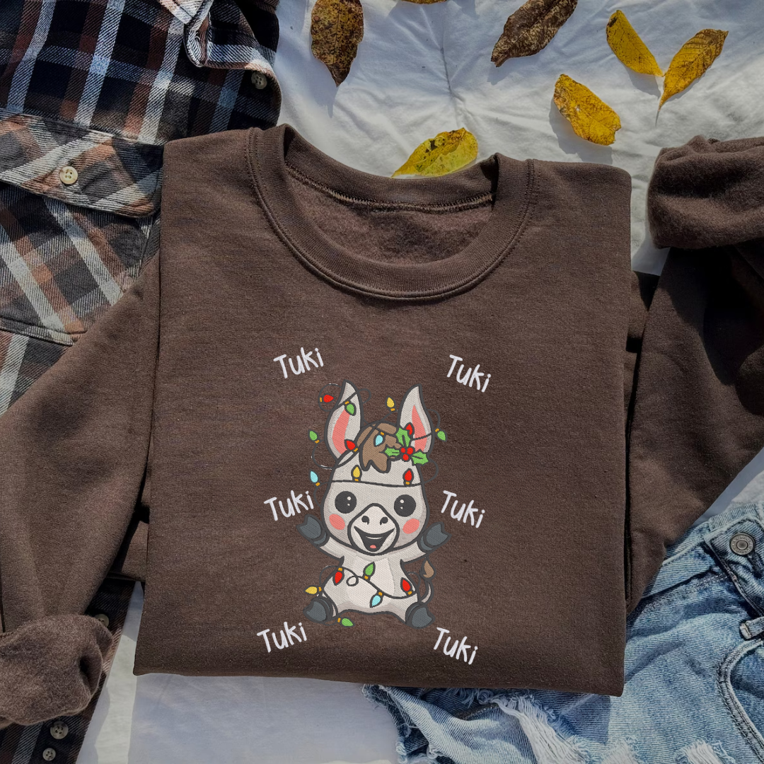 Mi Burrito Sabanero Christmas Embroidered Sweatshirt