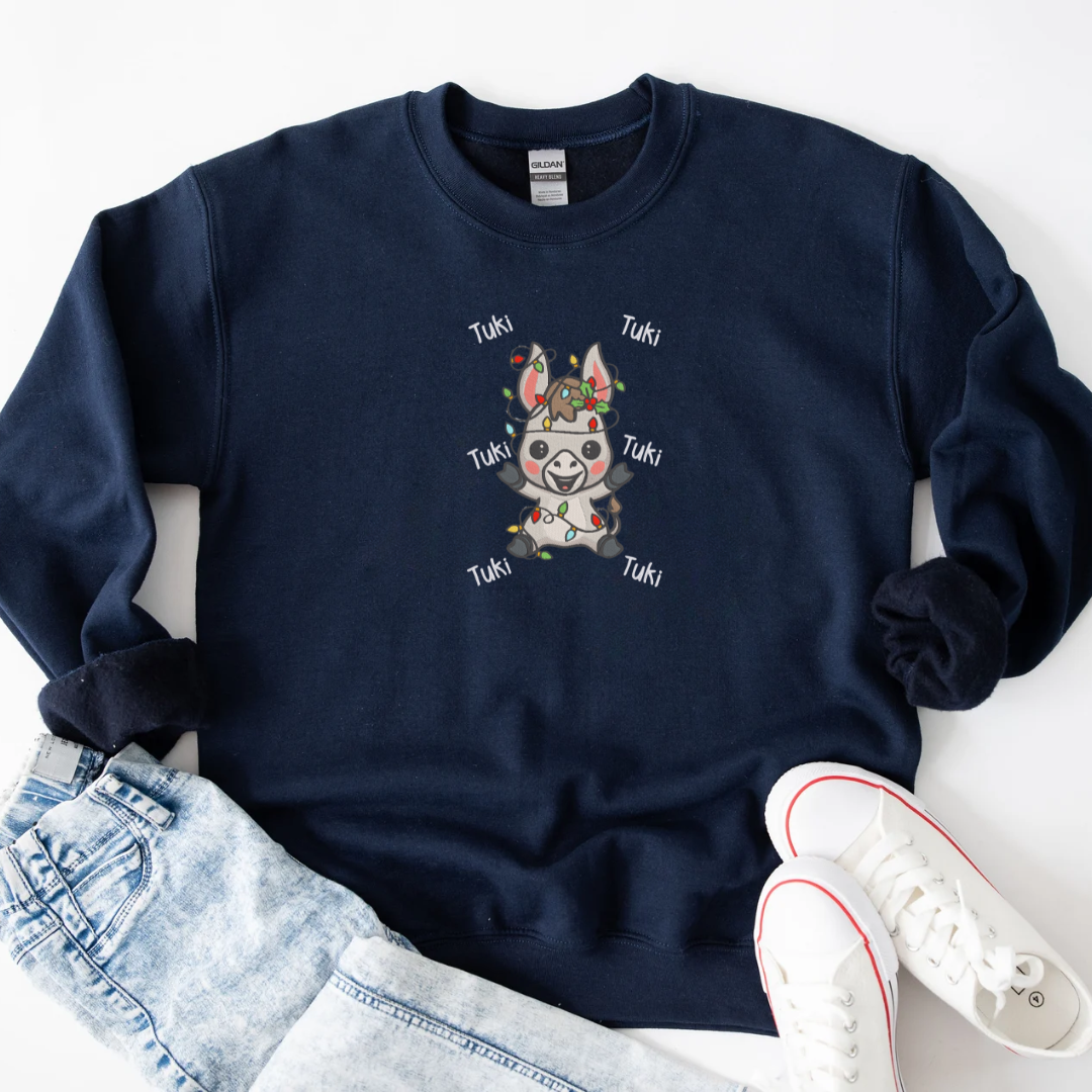 Mi Burrito Sabanero Christmas Embroidered Sweatshirt