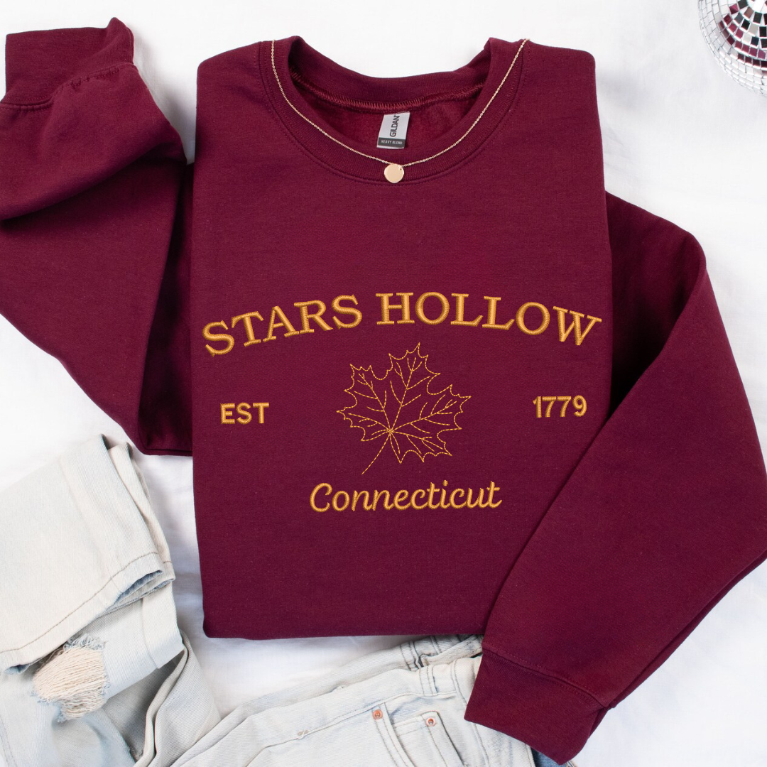 Stars Hollow Embroidered Sweatshirt – Gilmore Girls Edition