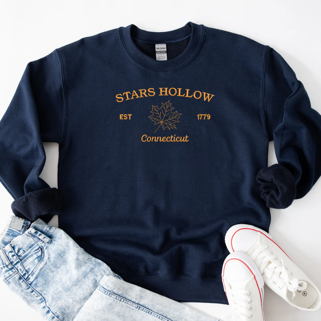 Stars Hollow Embroidered Sweatshirt – Gilmore Girls Edition