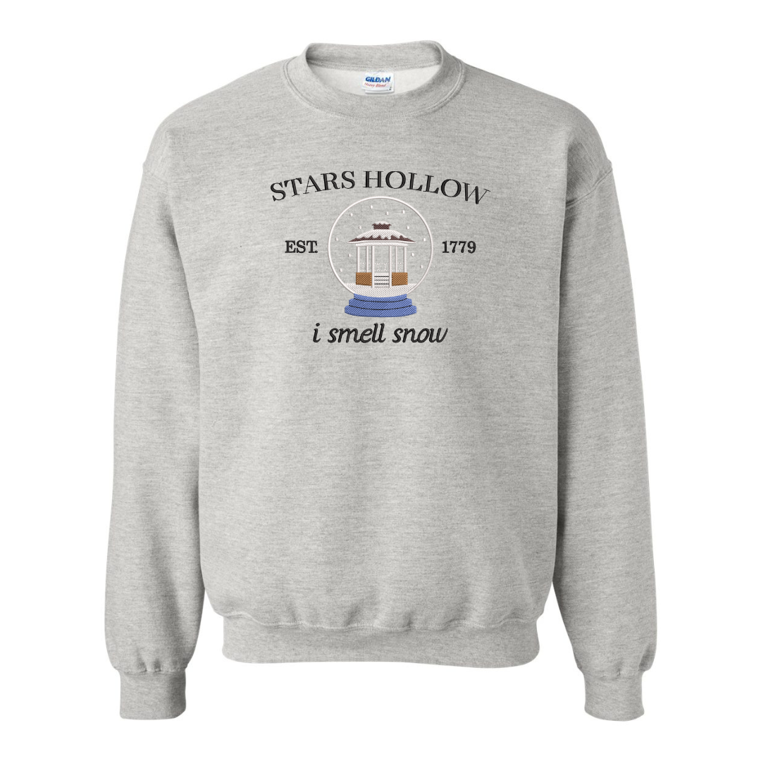 Stars Hollow 'I Smell Snow' Embroidered Sweatshirt