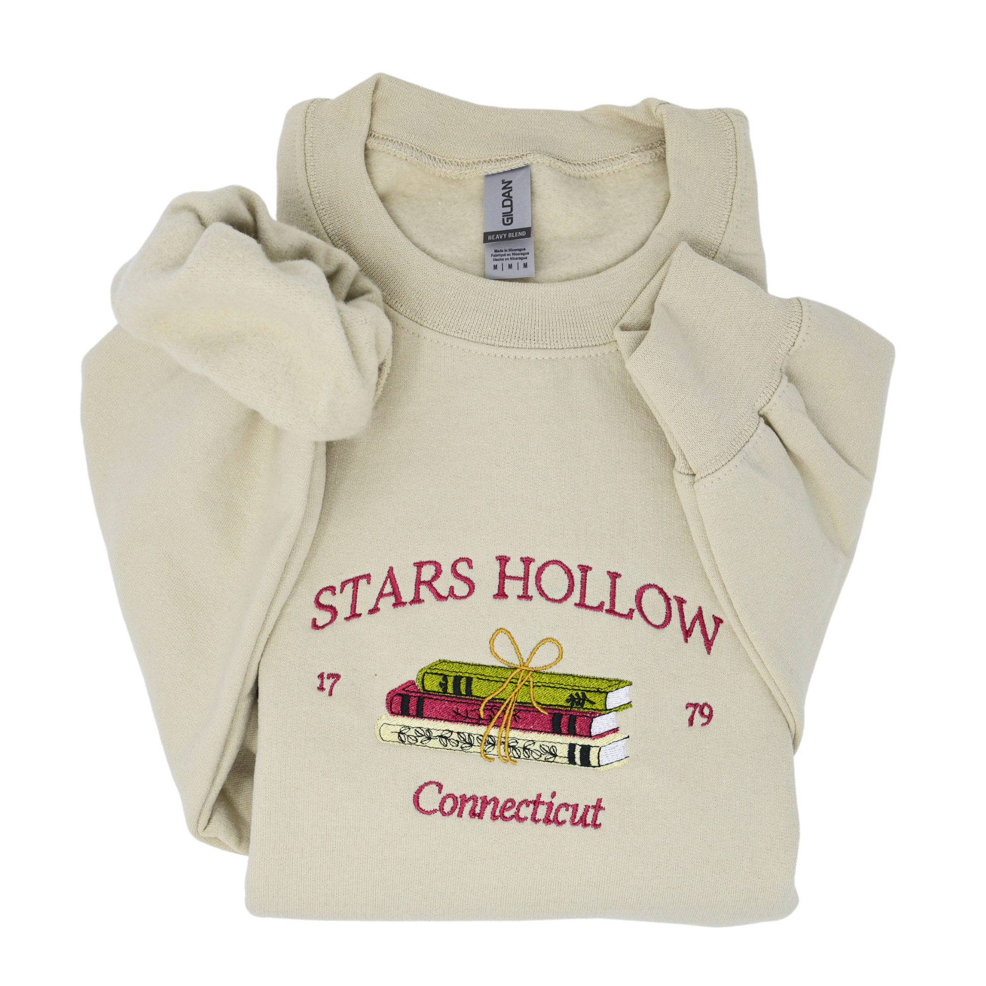 Stars Hollow 1770 Connecticut Embroidered Sweatshirt - Embroiderzilla