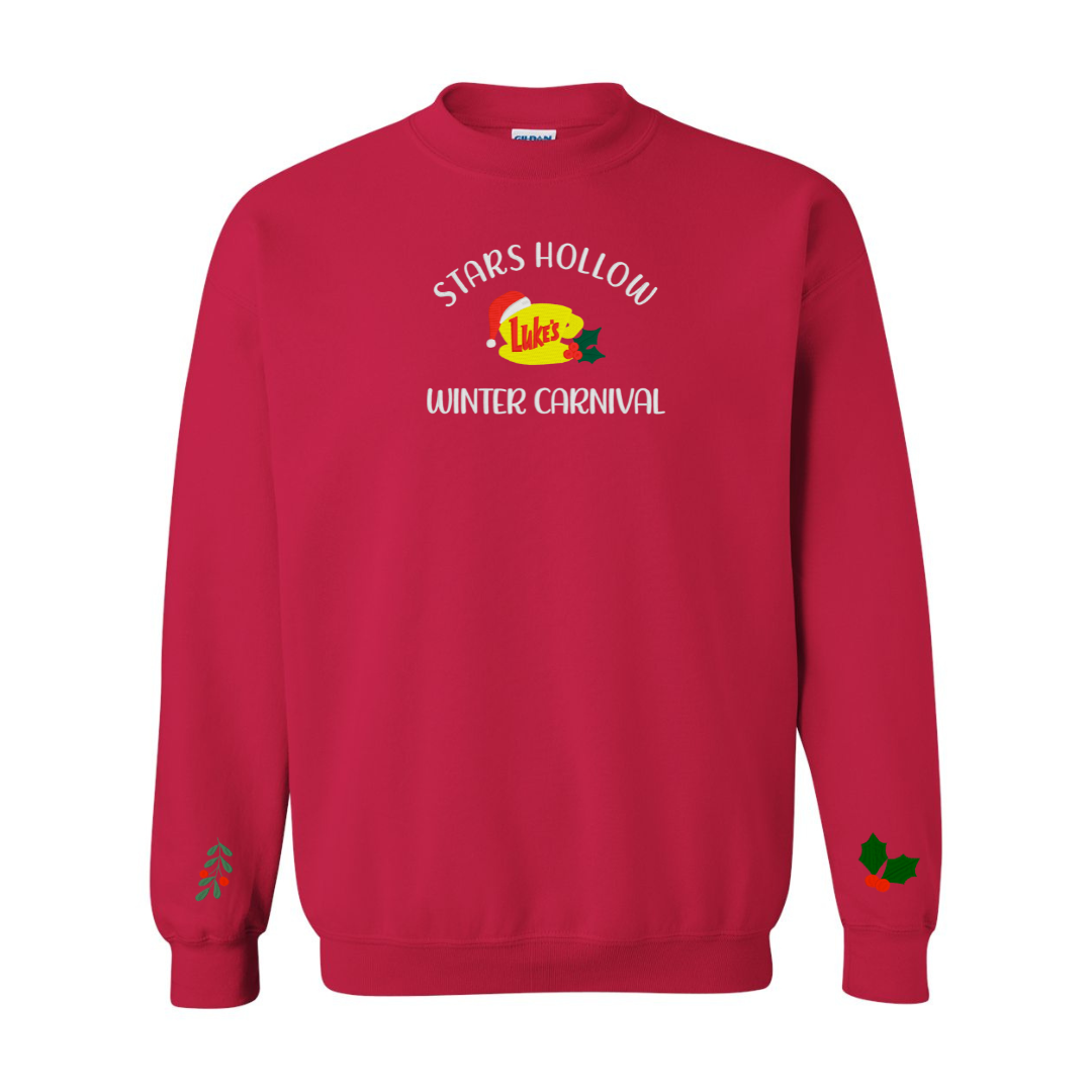 Stars Hollow Winter Carnival Embroidered Sweatshirt