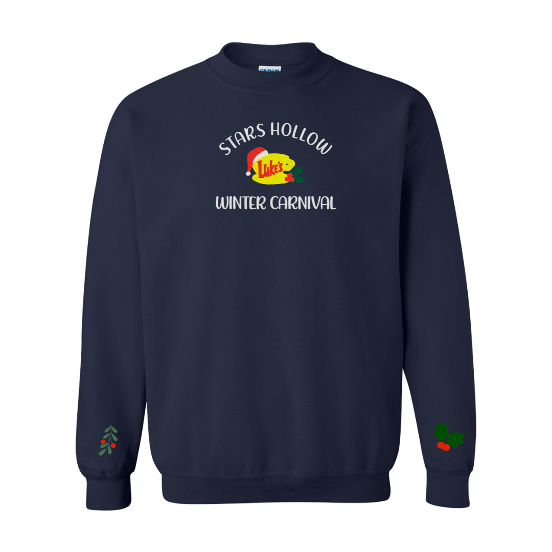 Stars Hollow Winter Carnival Embroidered Sweatshirt