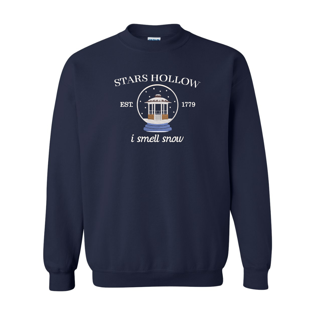 Stars Hollow 'I Smell Snow' Embroidered Sweatshirt