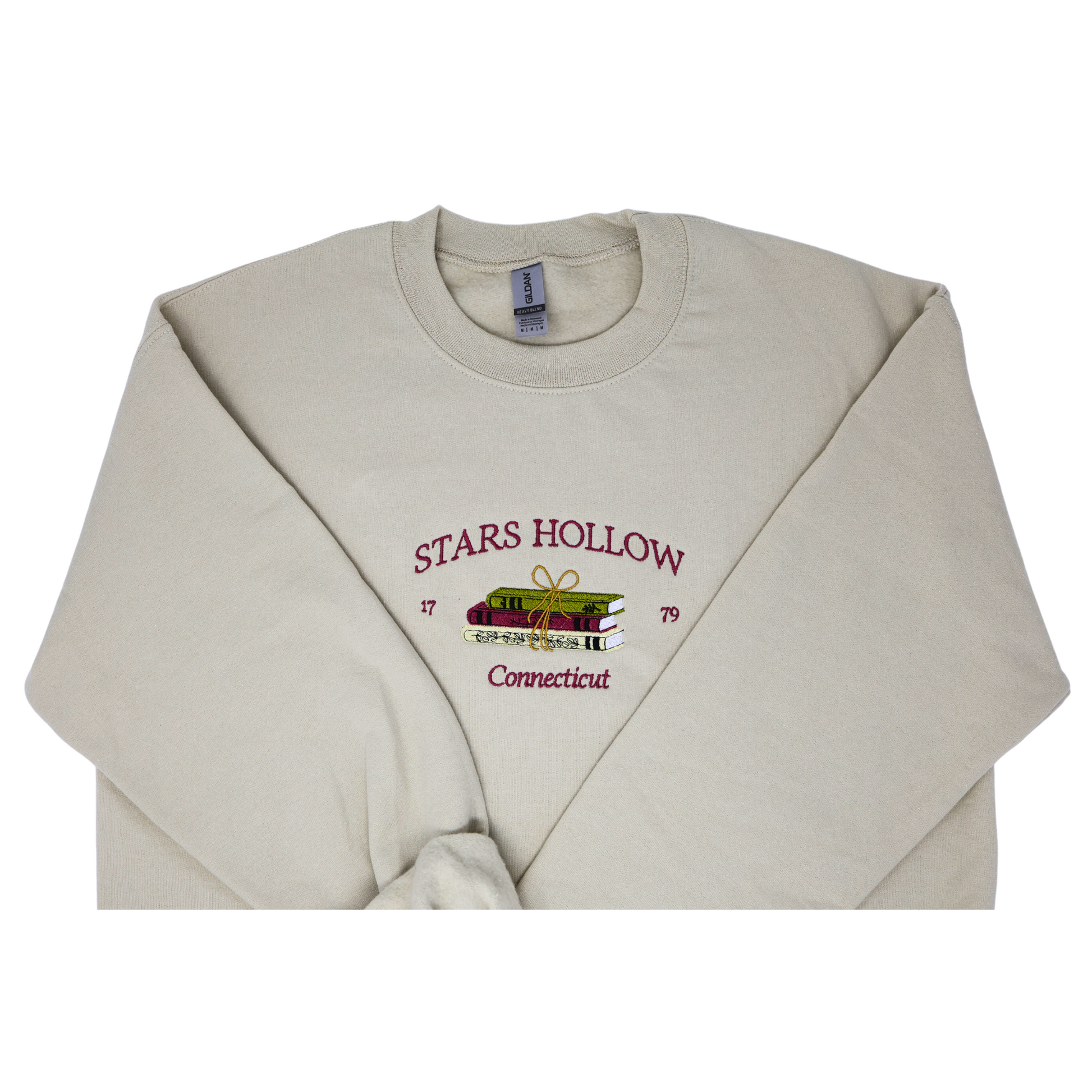 Stars Hollow 1770 Connecticut Embroidered Sweatshirt - Embroiderzilla