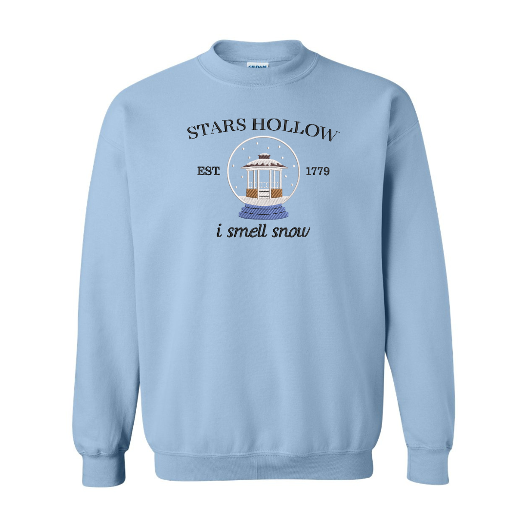 Stars Hollow 'I Smell Snow' Embroidered Sweatshirt