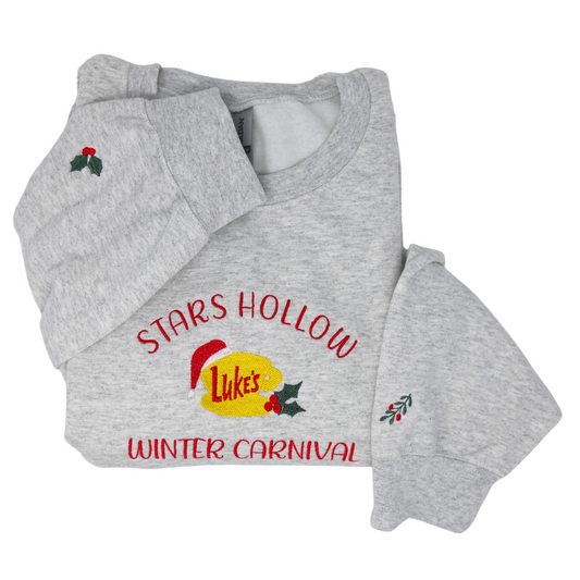 Stars Hollow Winter Carnival Embroidered Sweatshirt