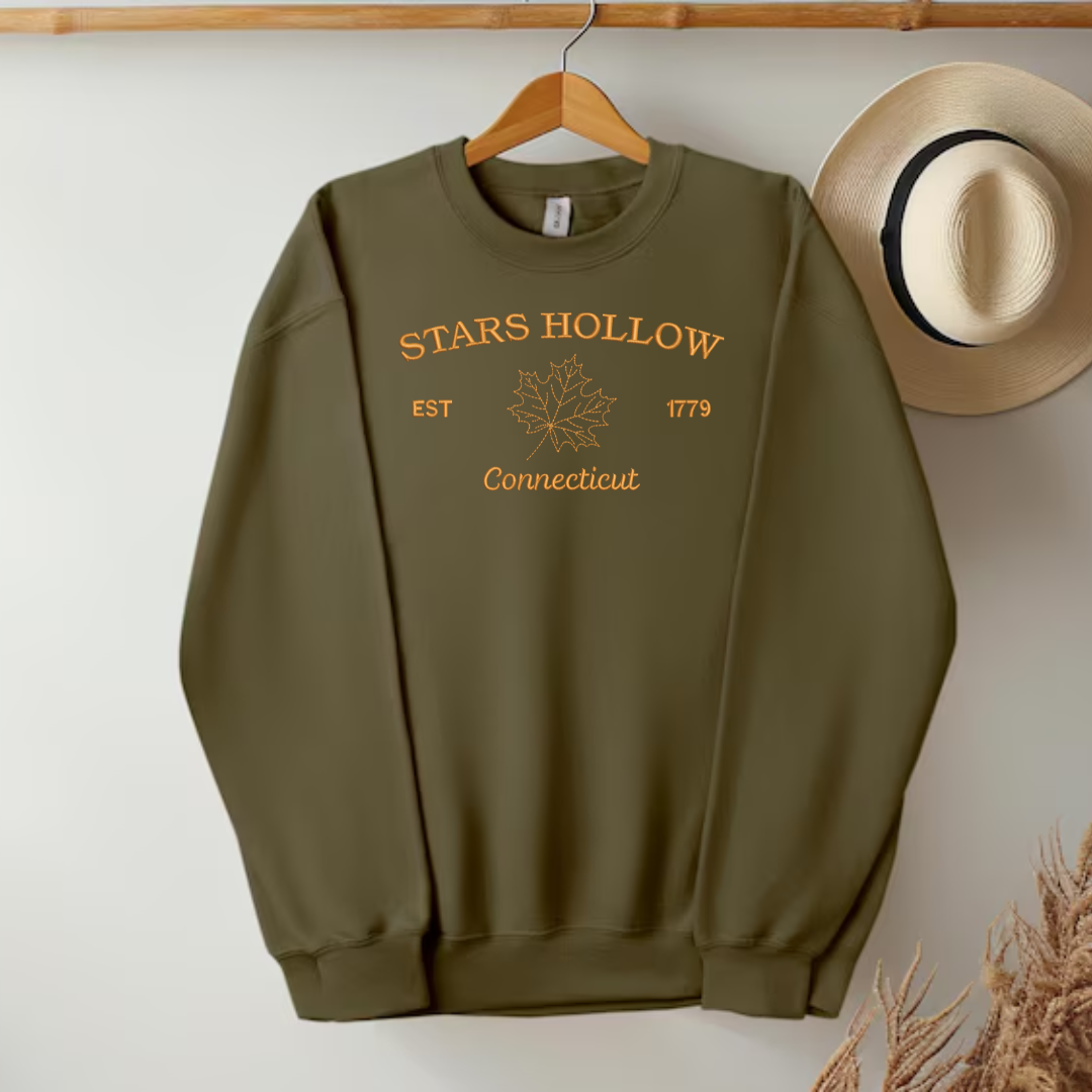 Stars Hollow Embroidered Sweatshirt – Gilmore Girls Edition