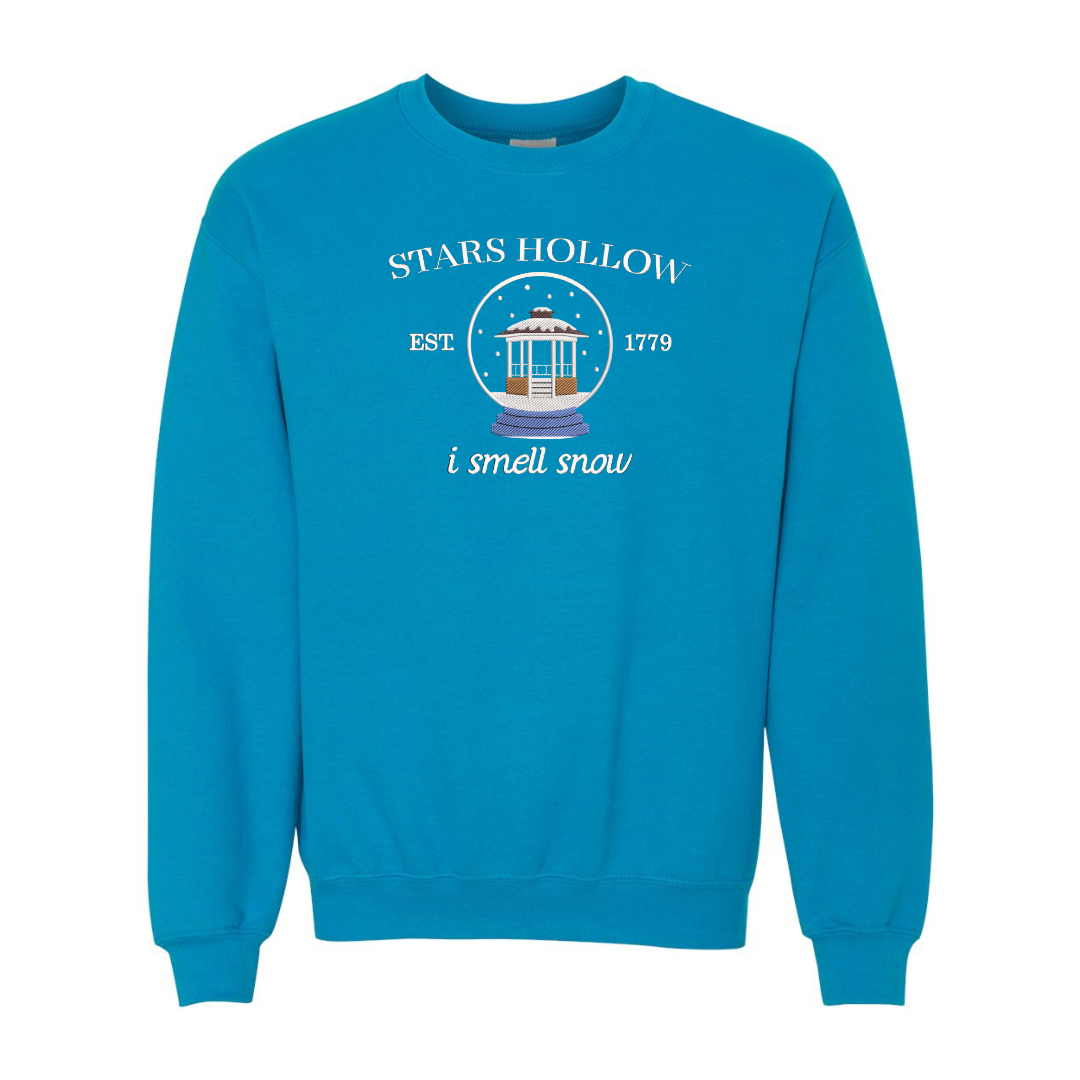 Stars Hollow 'I Smell Snow' Embroidered Sweatshirt