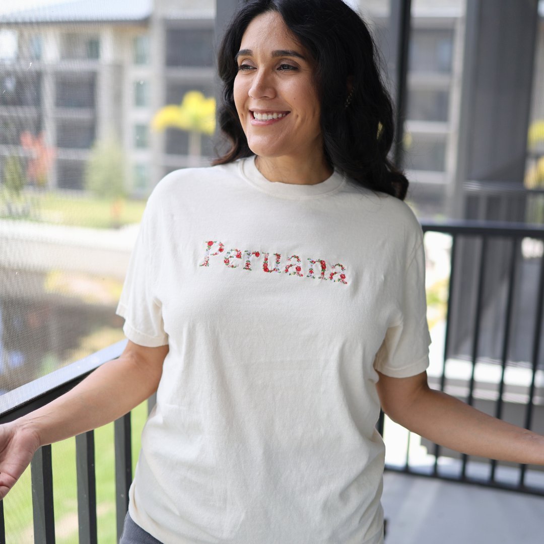 Embroidered "Peruana" T-Shirt - A Blend of Comfort and Cultural Pride - Embroiderzilla