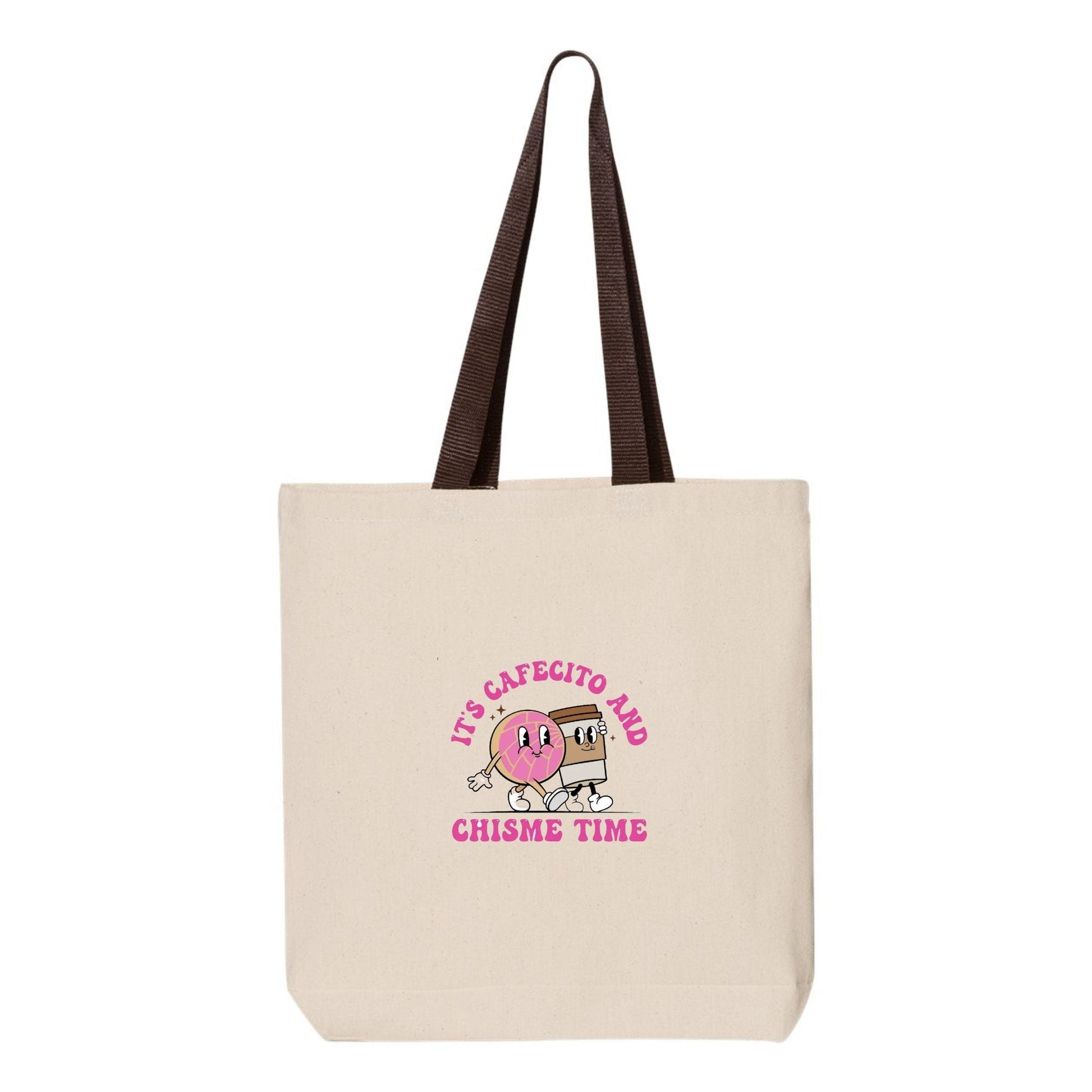 It's Cafecito & Chisme Time Embroidered Tote Bag - Embroiderzilla