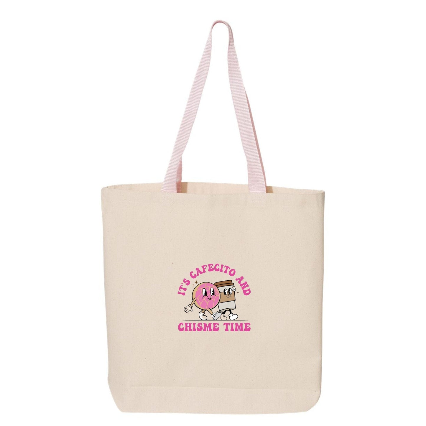 It's Cafecito & Chisme Time Embroidered Tote Bag - Embroiderzilla