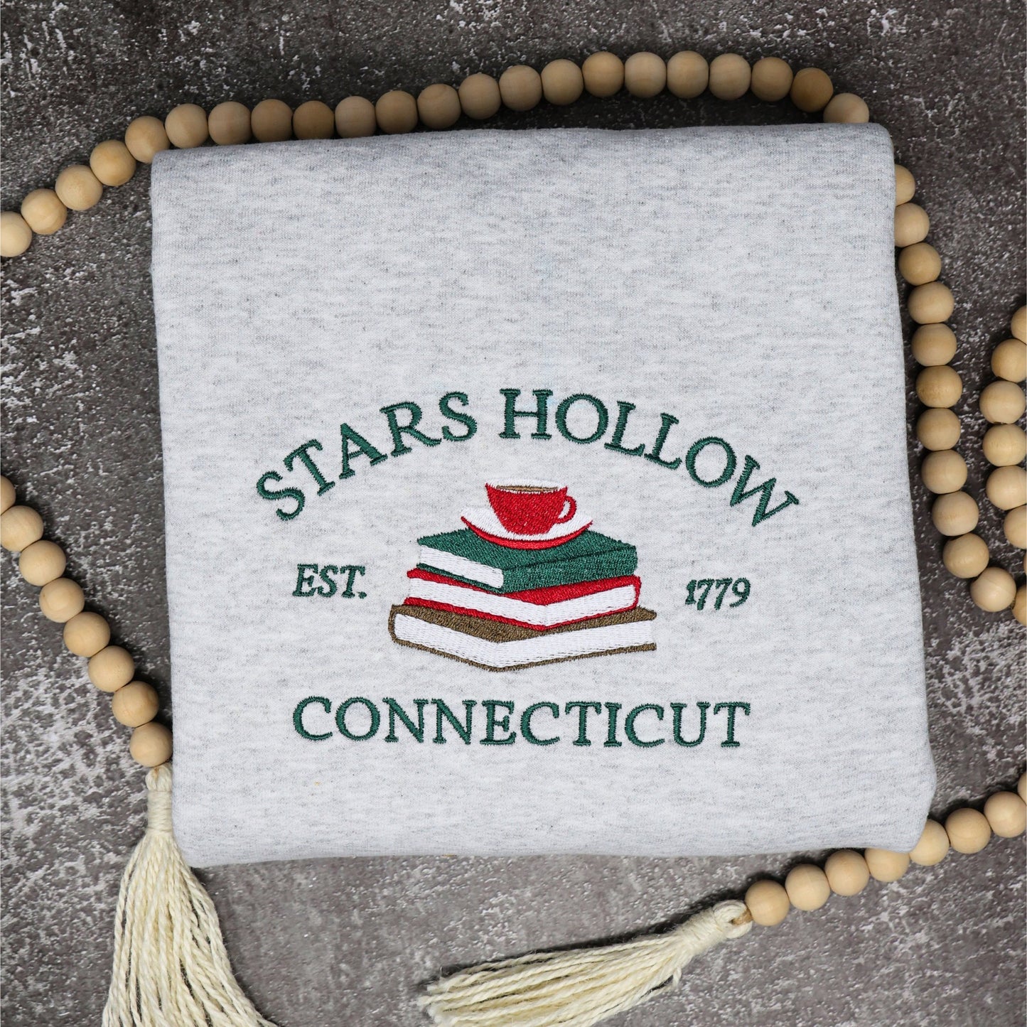 Stars Hollow Connecticut 1779 Crewneck Sweatshirt - Embroiderzilla